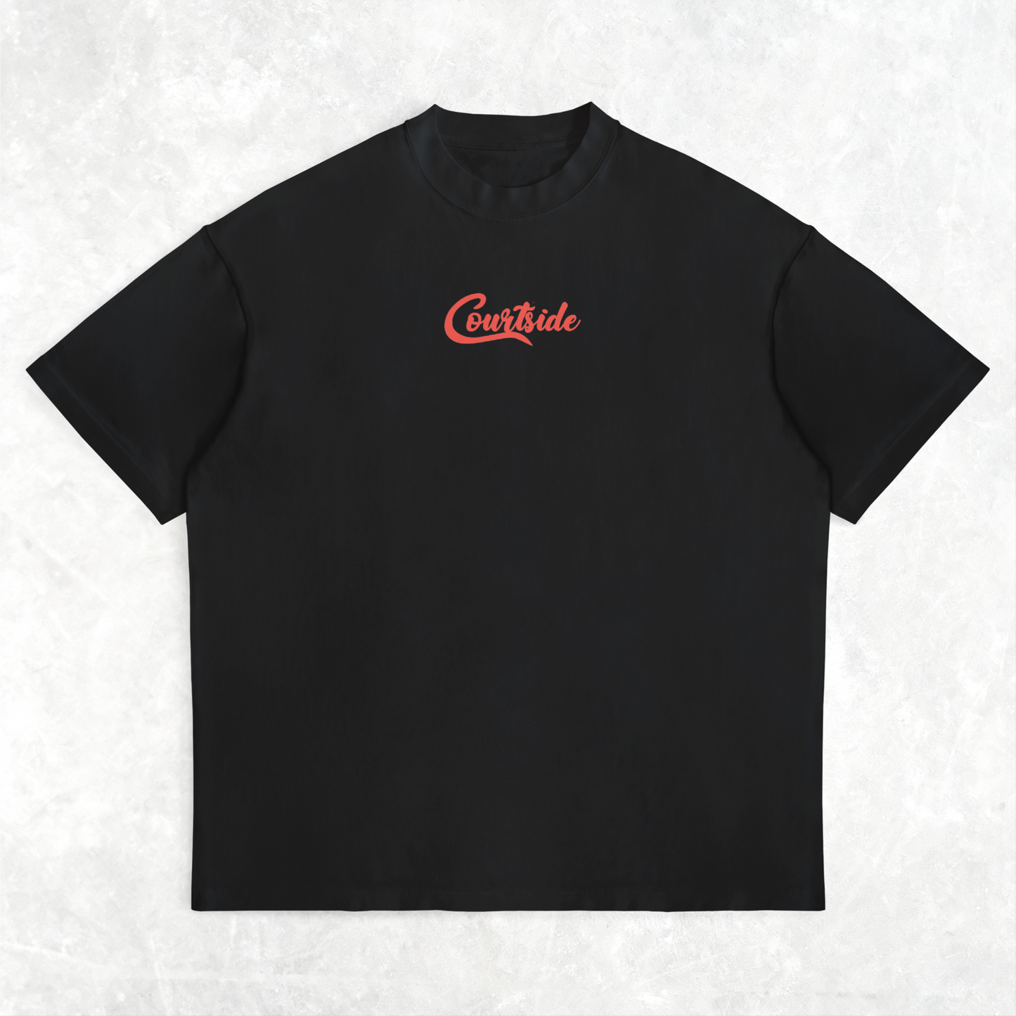 Courtside Classic Oversized Tee – Double Signature Drop