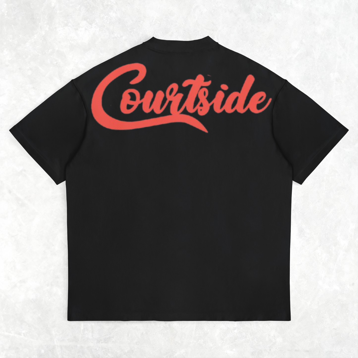Courtside Classic Oversized Tee – Double Signature Drop