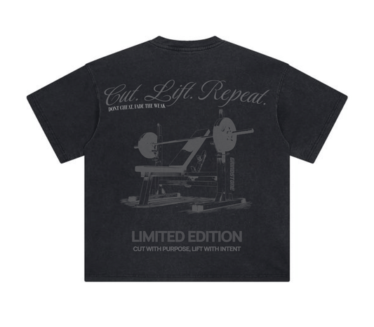 Cut. Lift. Repeat. – Limited Edition FitBarbers Tee