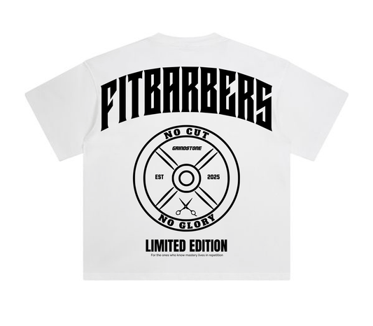 FitBarbers x Grindstone – No Cut, No Glory Tee